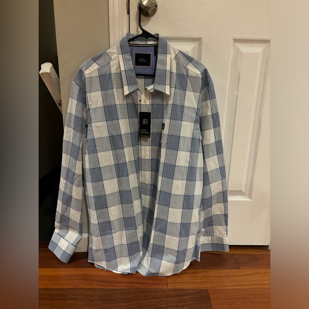 NWT Mens Louis Raphael mens long sleeve shirt size xxl